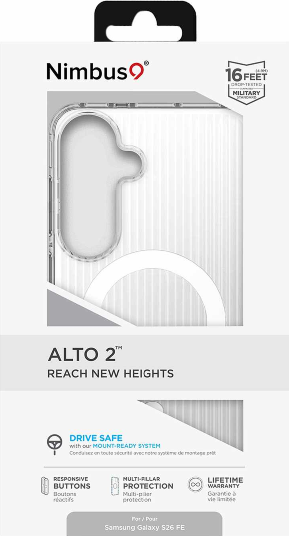 Nimbus9 - Alto 2 MagSafe Case Clear for Samsung Galaxy S26 FE