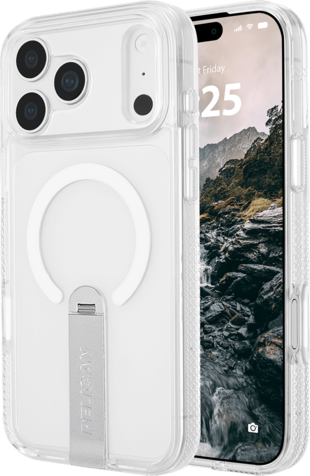 Pelican Protector with Stand combines 16-foot military-grade drop protection with a built-in swivel metal kickstand and MagSafe compatibility.