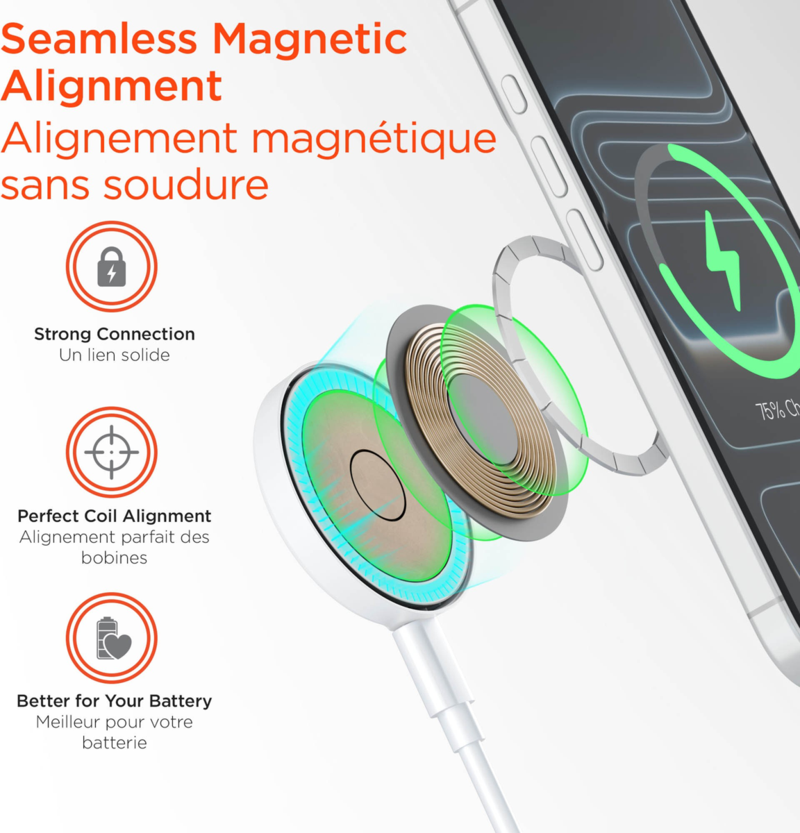 <p>HyperGear MaxCharge 15W Qi2 Magnetic Wireless Charger delivers fast, magnetically aligned wireless charging in a slim, portable design compatible with MagSafe and Qi2 devices.</p>