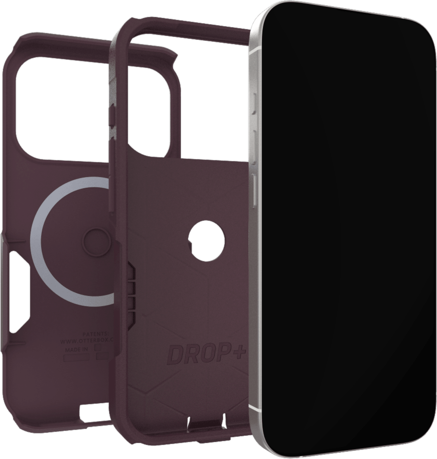 The OtterBox Commuter Series with MagSafe is a rugged, pocket-friendly case offering 3X military standard drop protection and features built-in magnets for MagSafe accessories.