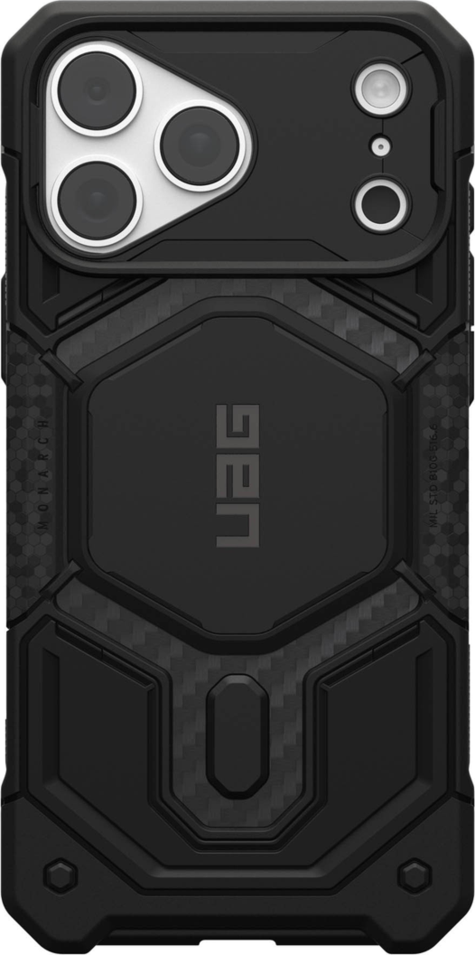 The quintessential, all-terrain, rugged protective case now available with seamless MagSafe functionality. The UAG Monarch Pro is equipped with premium materials for premium protection.