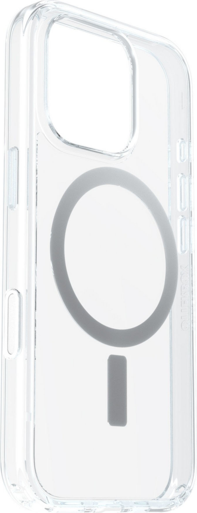 Designed for seamless interaction with Camera Control, the OtterBox Symmetry Clear Series with MagSafe offers reliable protection in an ultra-slim profile.