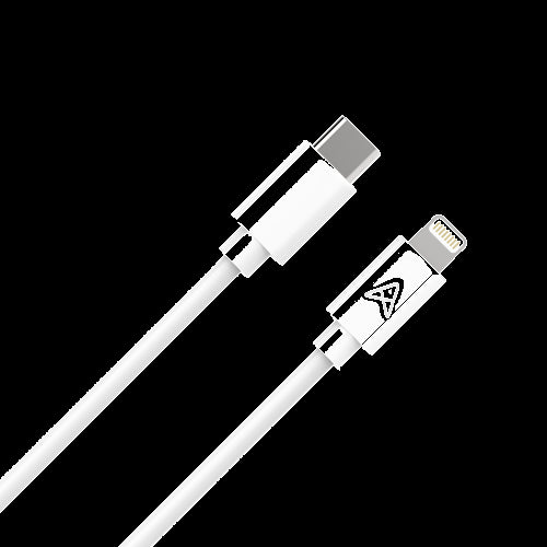 AXS PROCharge USB-C to Lightning Cable (1.2M) | White