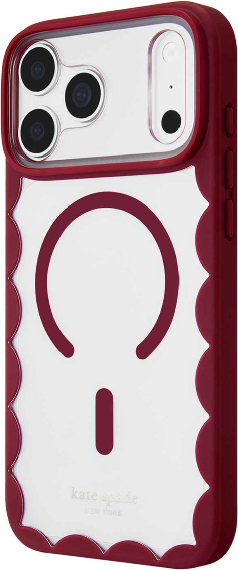 Kate Spade - Scallop MagSafe Case Cherry Glaze for iPhone 18 Pro Max/17 Pro Max