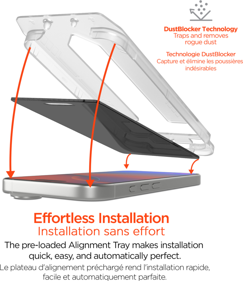 <p>The HyperGear Privacy Glass Screen Protector safeguards devices against drops, scratches, and bumps while providing 4-way privacy, keeping the screen visible only to its user.</p>