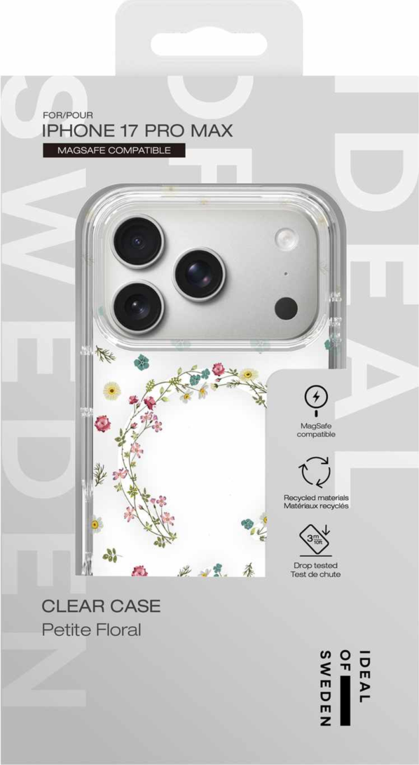 Ideal of Sweden - Clear MagSafe Mid Case Petite Floral for iPhone 17 Pro Max