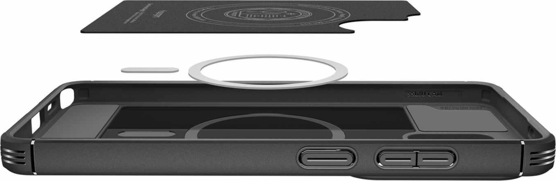Spigen - Core Armor Case w/Magnets Matte Black for Samsung Galaxy S26 Ultra