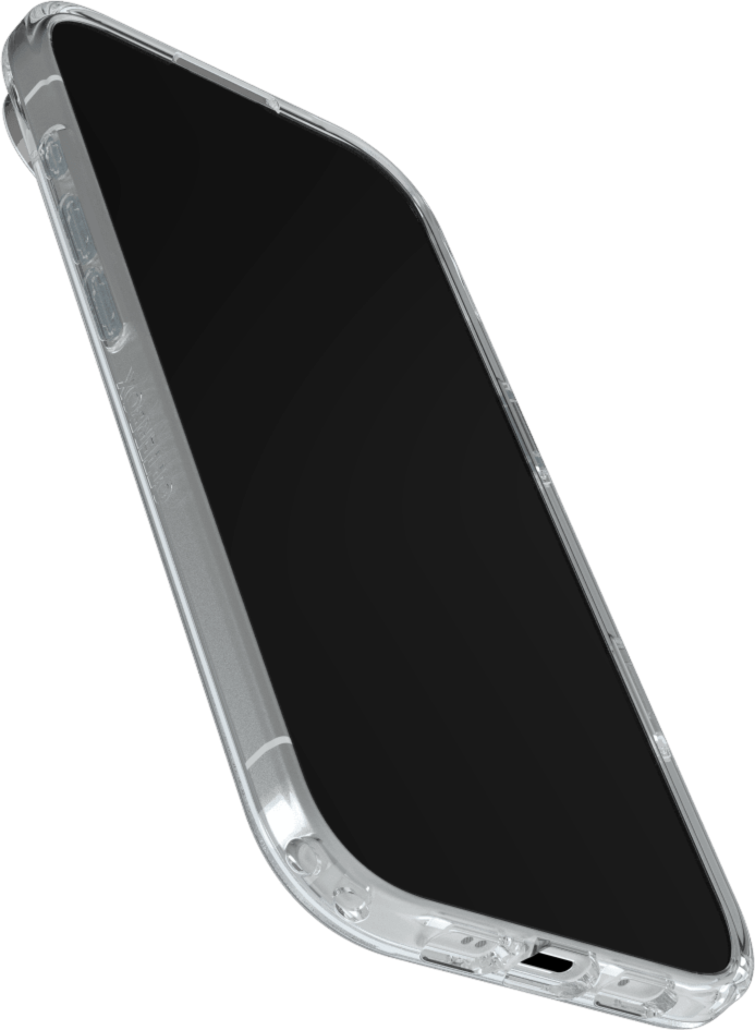 OtterBox - Symmetry Clear MagSafe Case w/Camera Control Clear with Blue Tint (Clear) for iPhone Air