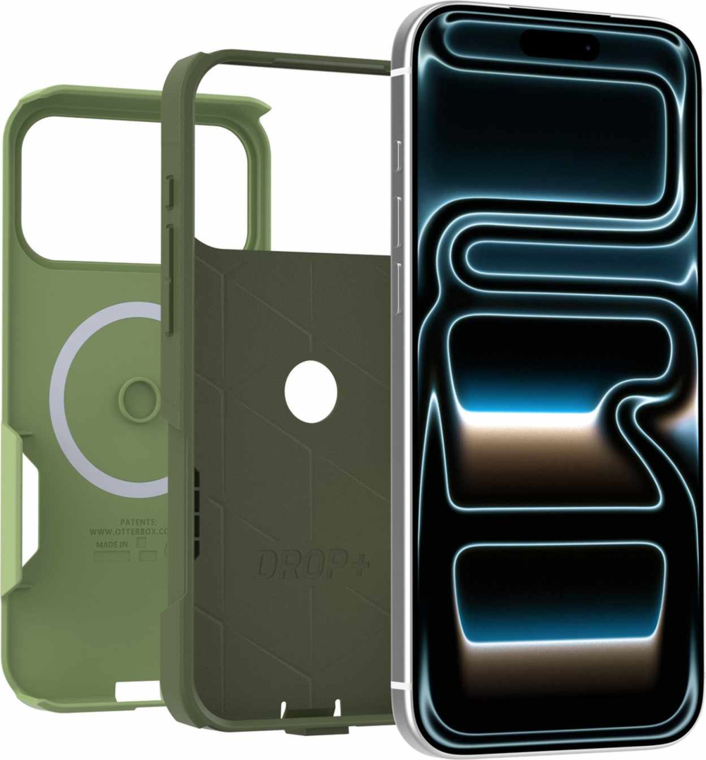 OtterBox - Coque Commuter MagSafe « Keyframe Green » pour iPhone 18 Pro Max/17 Pro Max