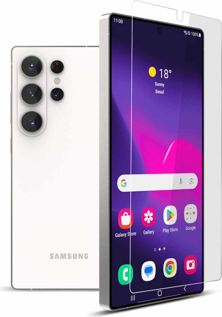 22 Cases - Protecteur d’écran en verre trempé pour Samsung Galaxy S26 Ultra transparent