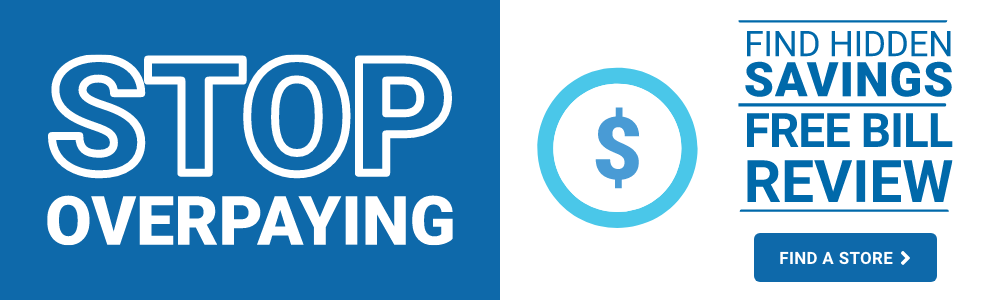 Free bill review, find a store