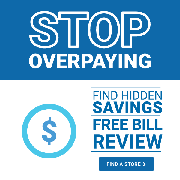 Free bill review, find a store