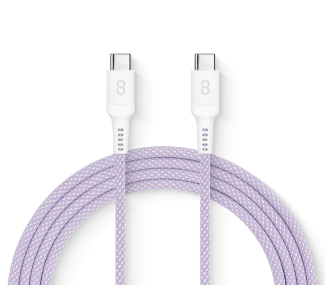 LOGiiX Vibrance Connect USB-C to USB-C - Purple