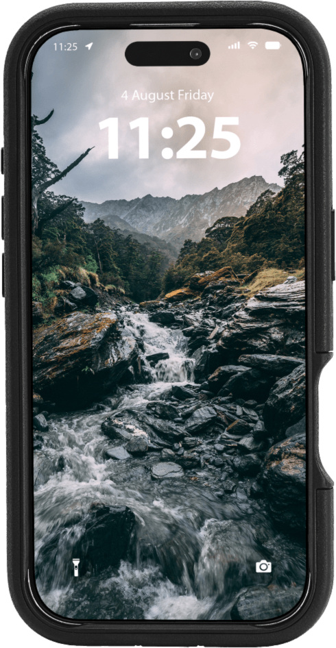Pelican - Étui MagSafe Voyager avec étui pour Apple iPhone 17 - Noir et transparent