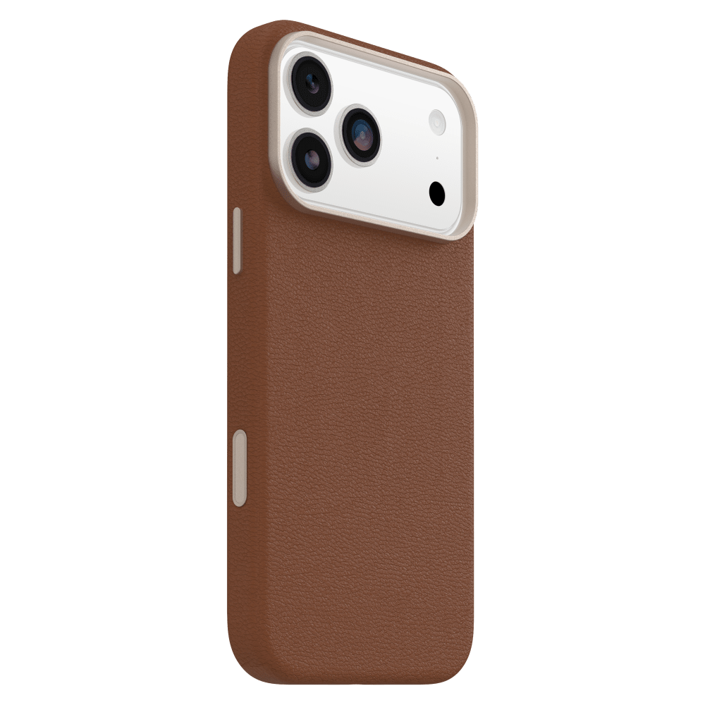 Crafted from organically grown and sustainably harvested nopal cactus, the Otterbox Symmetry Series Cactus Leather case for MagSafe offers a sustainable alternative to traditional leather products.