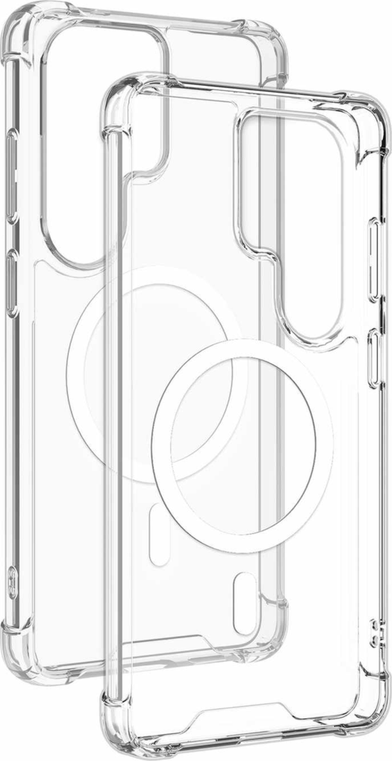 Blu Element - Dropzone Rugged Case w/Magnets Clear for Samsung Galaxy S26 Ultra