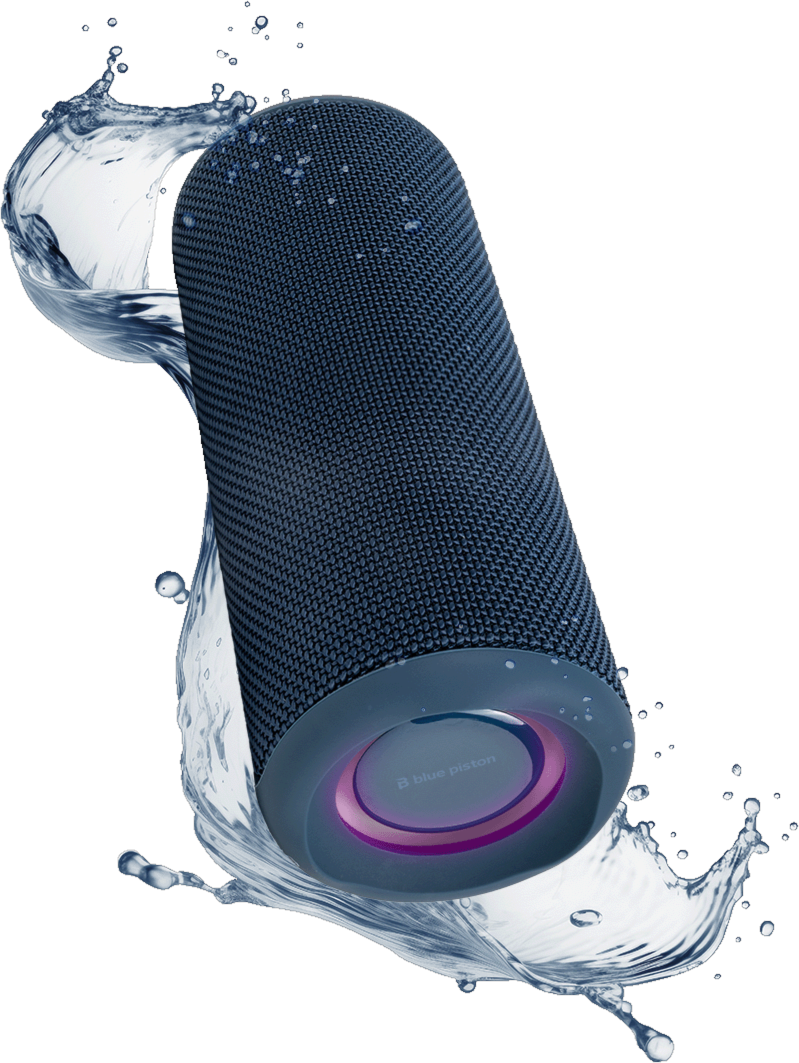 LOGiiX Blue Piston Max Bluetooth Speaker - Midnight Blue