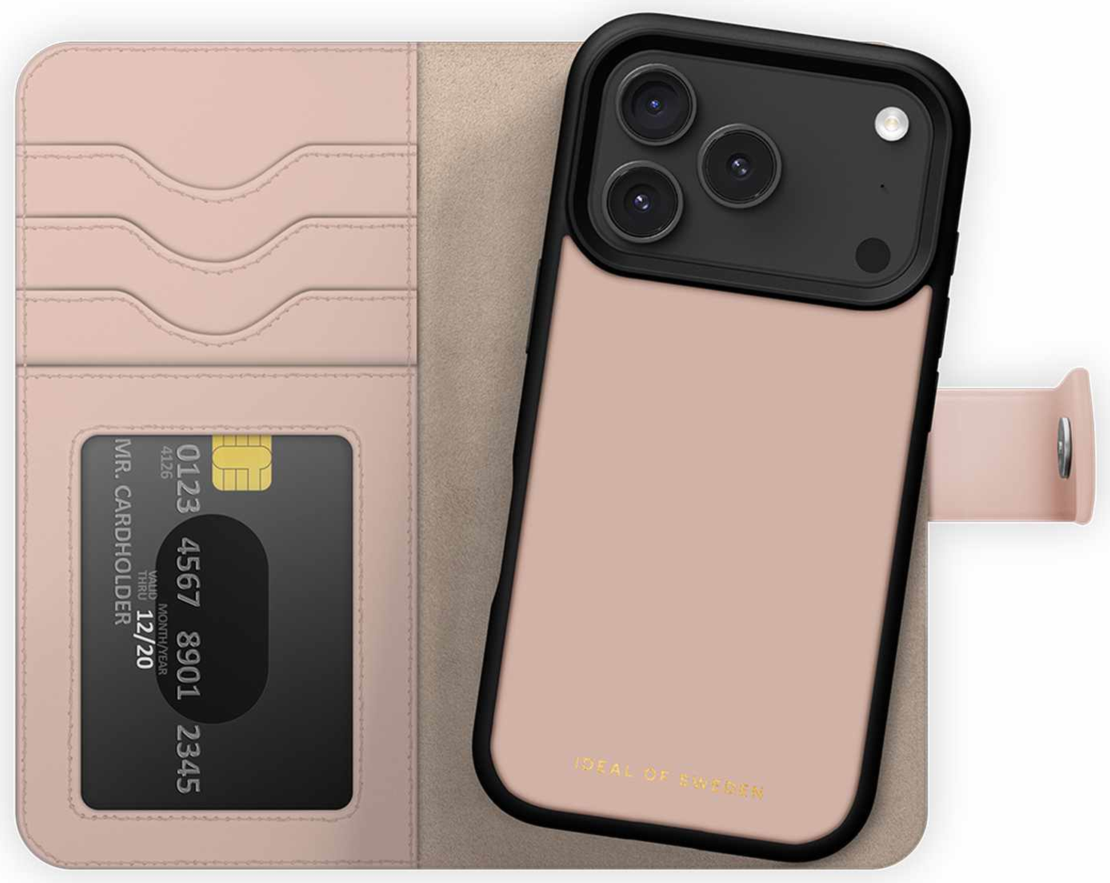 Ideal of Sweden - Magnet Wallet+ MagSafe Case Pink for iPhone 17 Pro Max