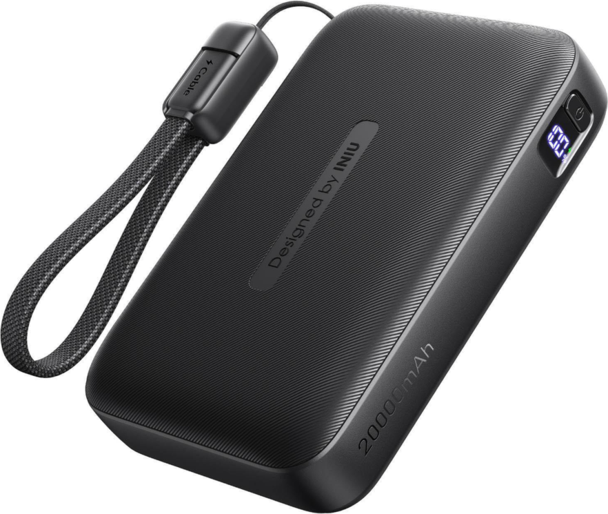 INIU POCKET 20,000mAh POWER BANK 22.5W - BLACK