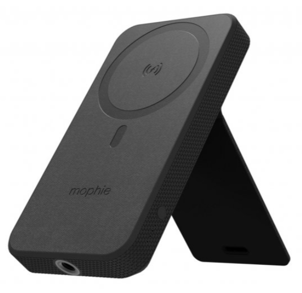Mophie  - Snap Plus Powerstation Wireless Charging Stand Power Bank 10000 Mah  - Black