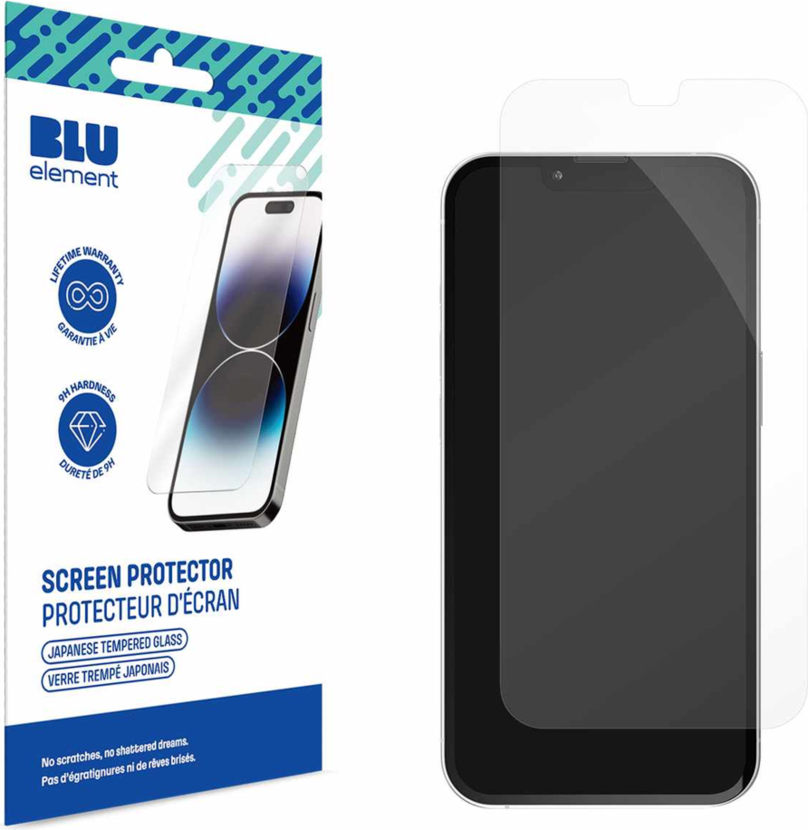 Blu Element - Tempered Glass Screen Protector for iPhone 15 Pro Max Clear