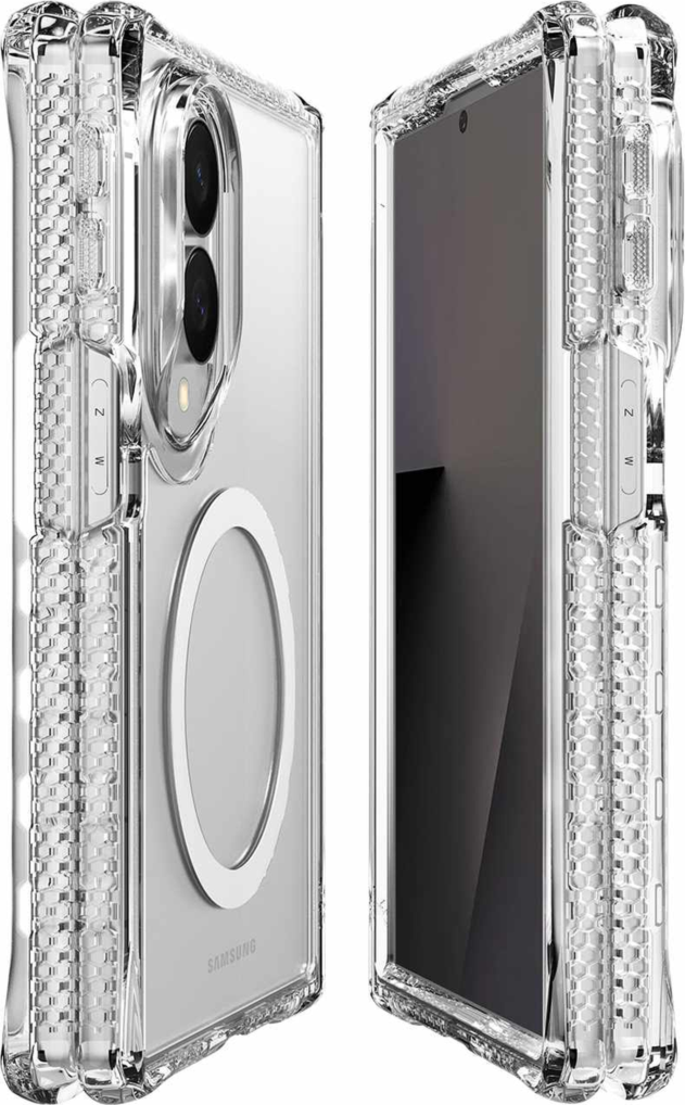 ITSKINS - Hybrid Clear Hinge MagSafe Case for Samsung Galaxy Z Fold8 - Transparent