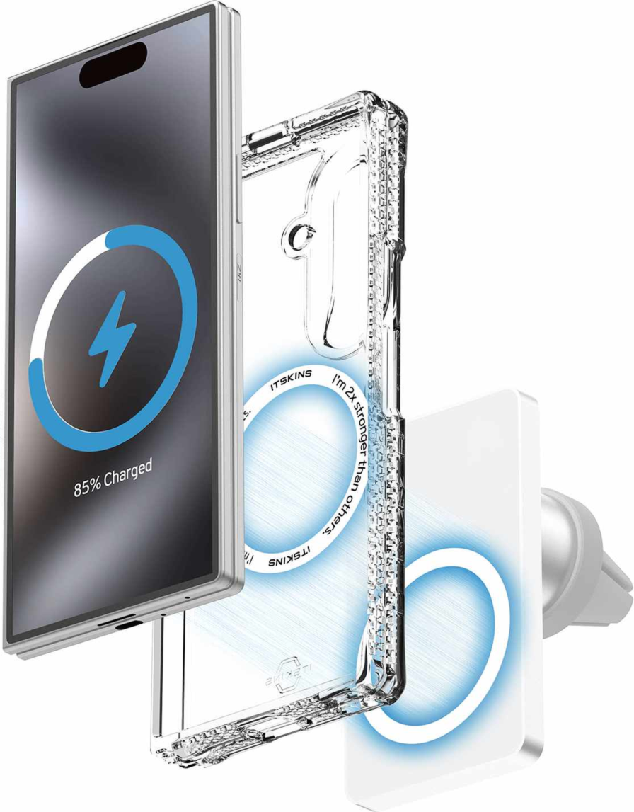 ITSKINS - Hybrid_R Hinge Clear w/Magnets Case for Samsung Galaxy Z Fold8 Ultra