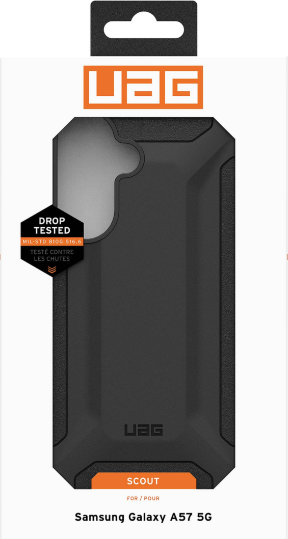 UAG - Scout Rugged Case Black for Samsung Galaxy A57 5G