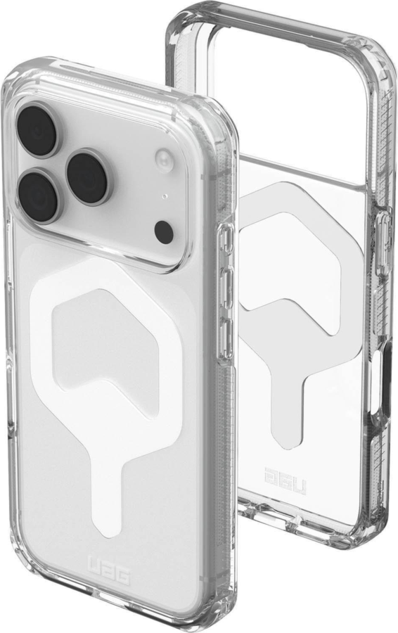 Coque Plyo MagSafe Urban Armor Gear (UAG) pour Apple iPhone 17 Pro – glace et blanc