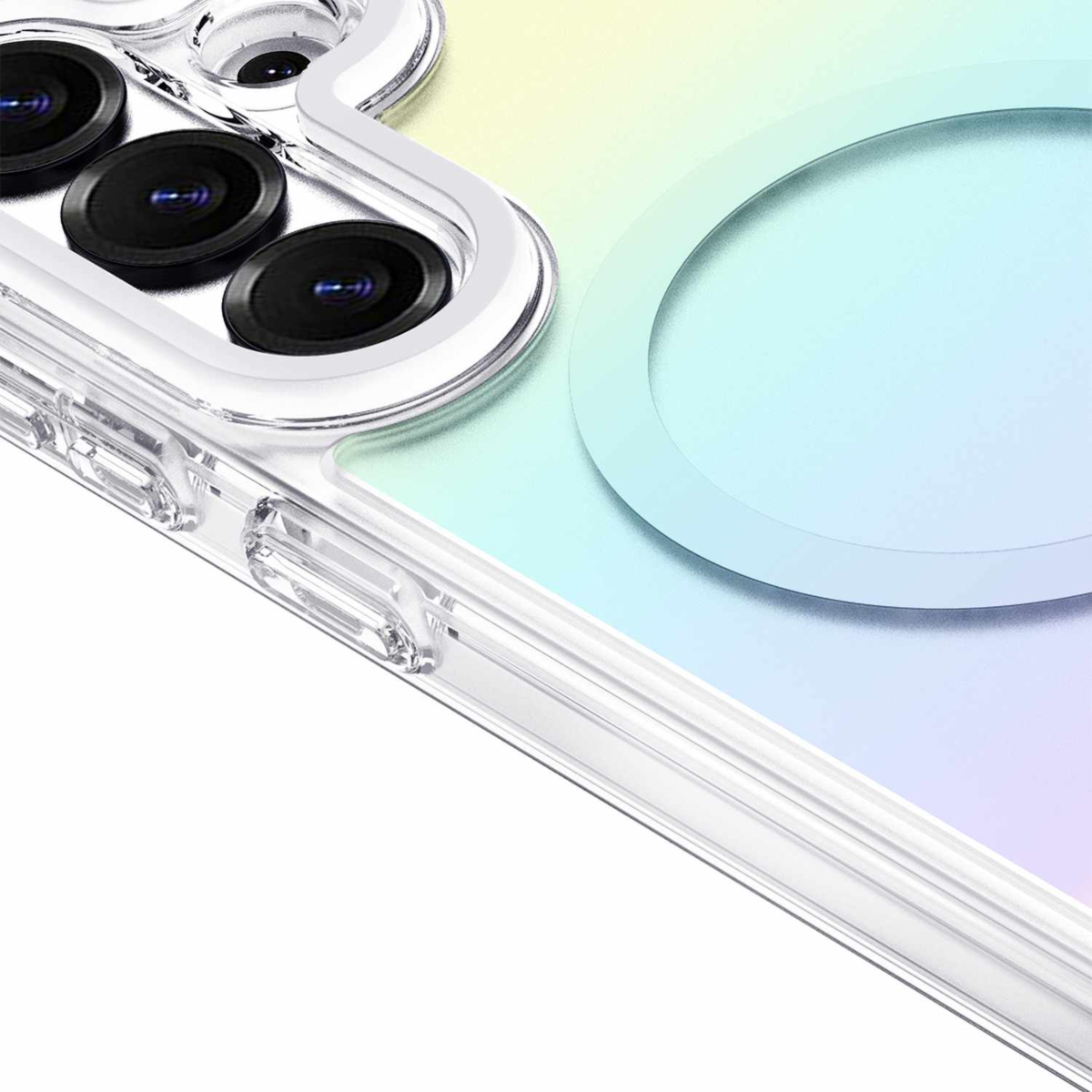 Avana - Étui Cosmic Frost avec aimants violet pour Samsung Galaxy S26+
