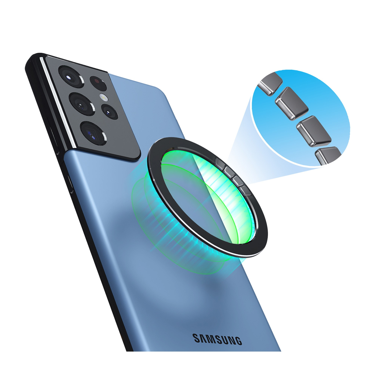 <p>Upgrade your Qi-enabled device to magnetic ring charging and mounting with the Naztech MagUp Magnetic ring (2 pack).</p>
