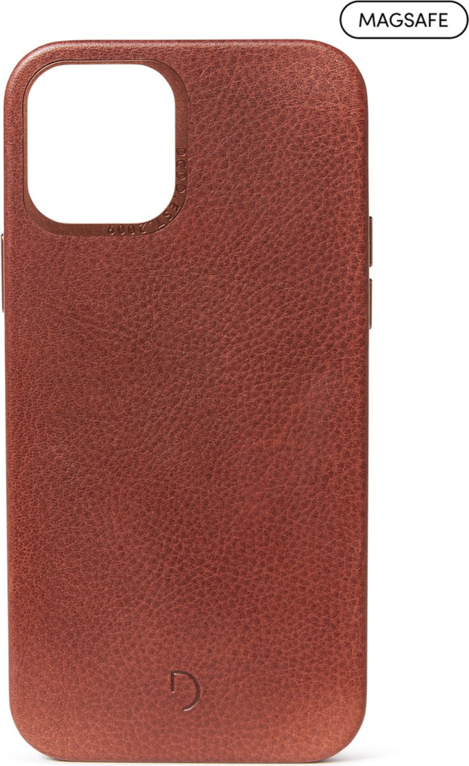 iPhone 12/12 Pro Decoded Leather Backcover Case - Brown