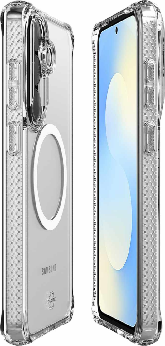 ITSKINS - Hybrid_R Clear MagSafe Case for Samsung Galaxy S26 FE - Transparent