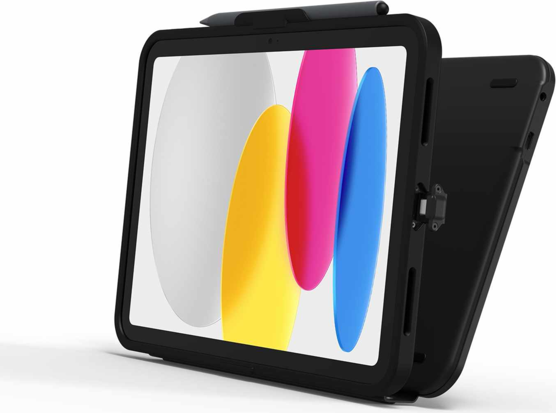 ZAGG 103116125 Clavier et Étui de Protection Tough Keys Noir pour iPad 11 2025 (11th Gen)/iPad 10.9 2022 (10th Gen)