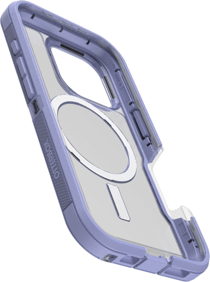 OtterBox - Defender Pro XT Clear MagSafe Case for Apple iPhone 16 Pro - Lavender Haze