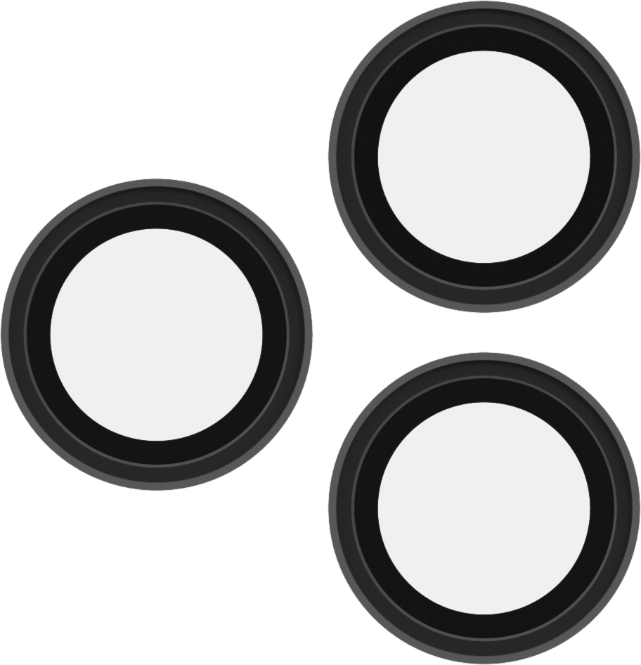 ZAGG - InvisibleShield Glass Elite Camera Lens Protector for Apple iPhone 16 Pro Max / iPhone 16 Pro / iPhone 15 Pro / 2025 iPhone 6.3 Pro / 2025 iPhone 6.9 Pro Max - Silver