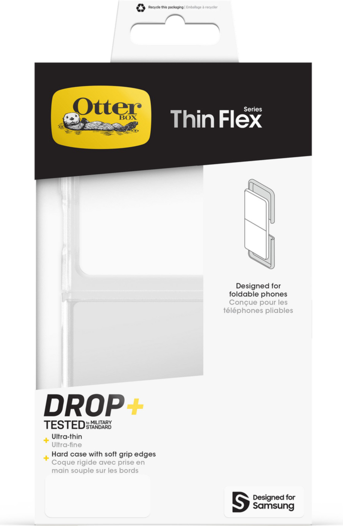 Designed with foldable devices in mind, the OtterBox Thin Flex Series is a sleek, two-piece case that provides the utmost defence against everyday hazards.