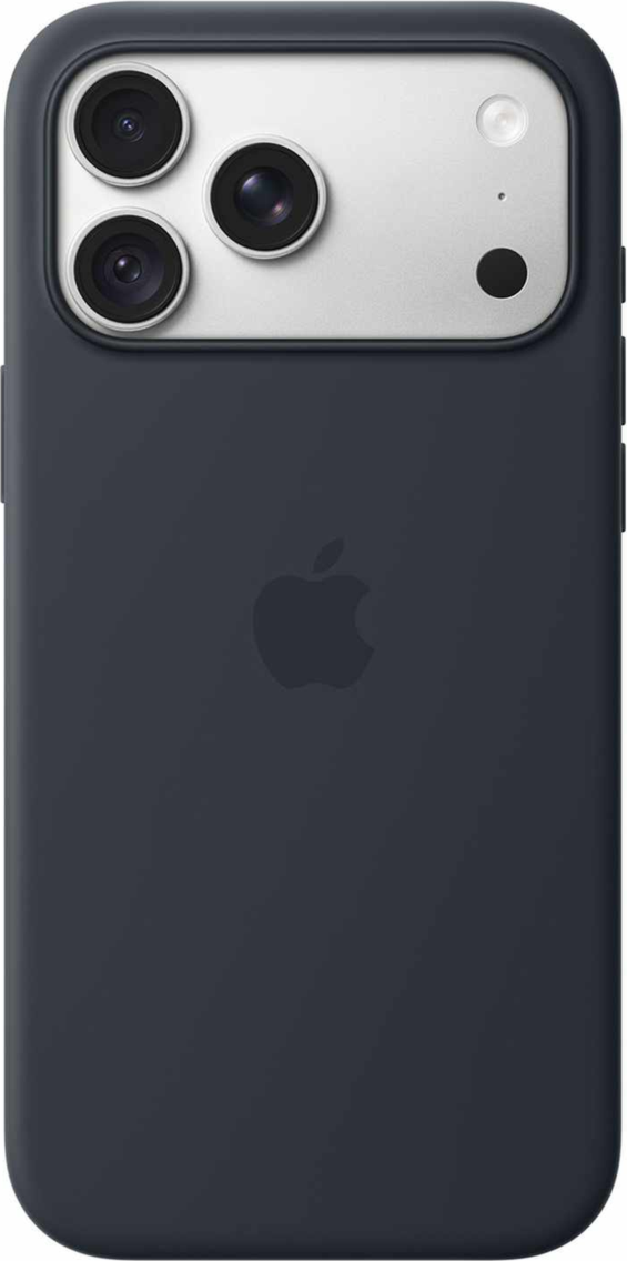 Apple - Silicone Case with MagSafe Navy Blue for iPhone 18 Pro Max