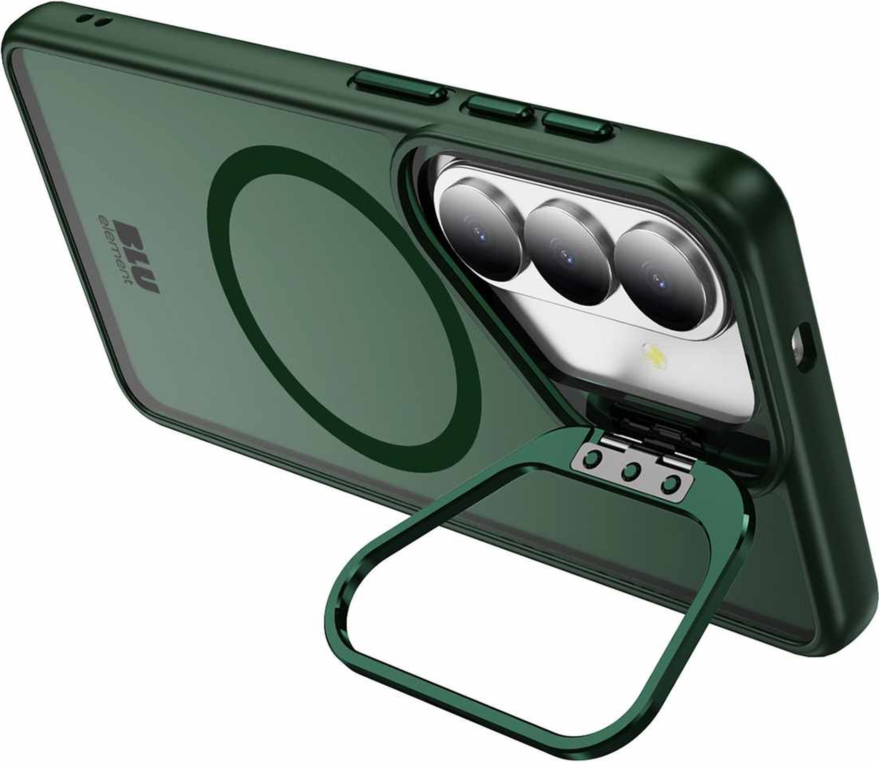 Blu Element BECKS269 Étui Chromatic Kick avec Magnets Vert Sauge pour Samsung Galaxy S26+