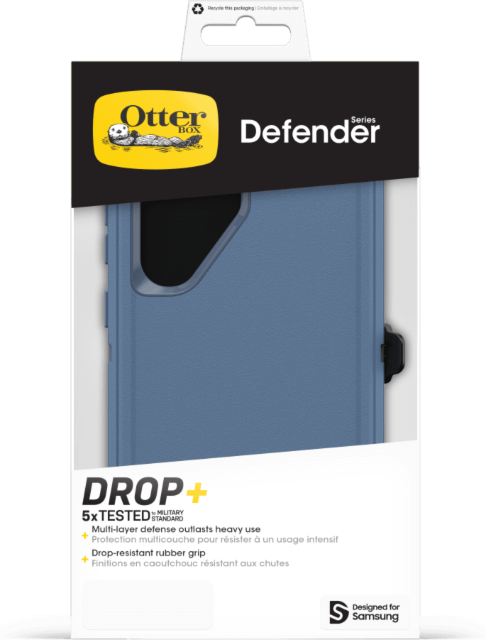 OtterBox - Defender Case for Samsung Galaxy S24 Ultra  - Blue Suede Shoes