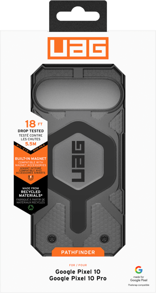 Designed with action and adventure in mind, the UAG Pathfinder case provides serious protection with a modern classic look and a built-in magnetic module.