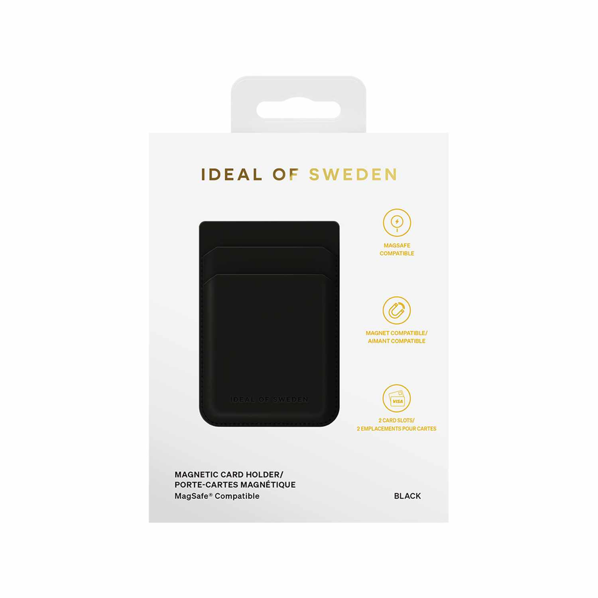 Ideal of Sweden - Magnetic Card Holder MagSafe Black