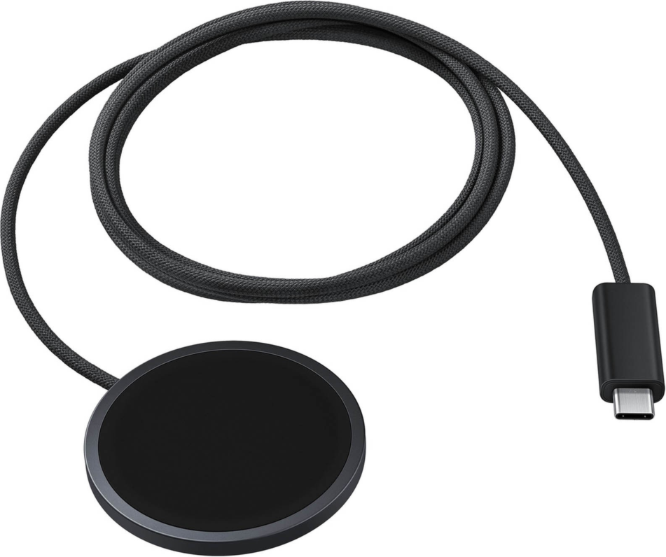 Chargeur sans fil magnétique Samsung OEM Qi2 25 W - Gris foncé