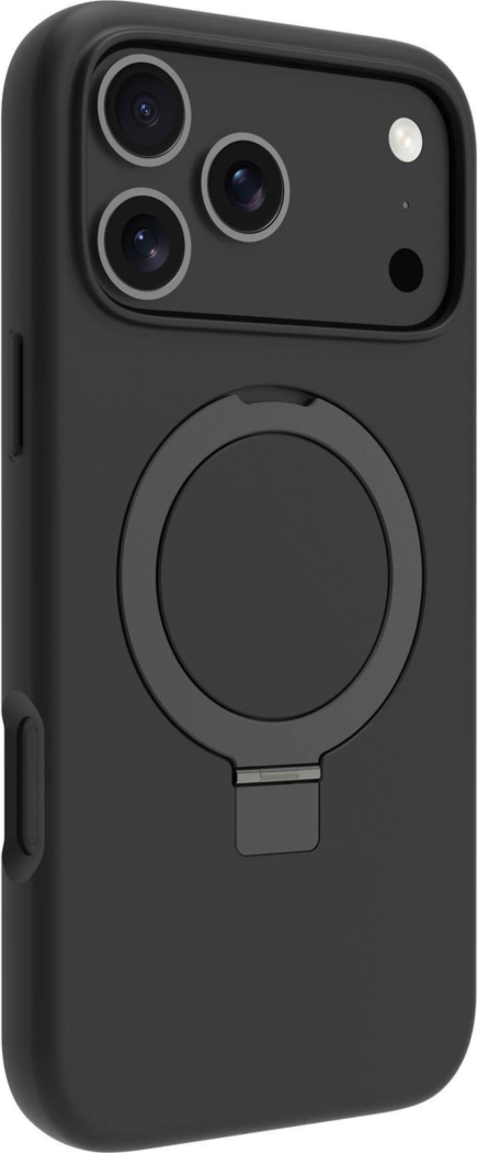DBRAMANTE1928 ICELAND ULTRA D3O MAGSAFE CASE WITH KICKSTAND - IPHONE 17 PRO MAX- BLACK