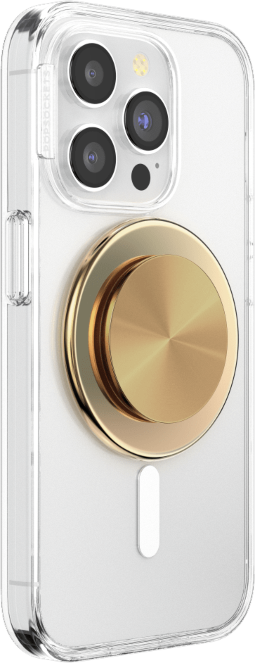 PopSockets - MagSafe PopGrip - Aluminum Radial Gold