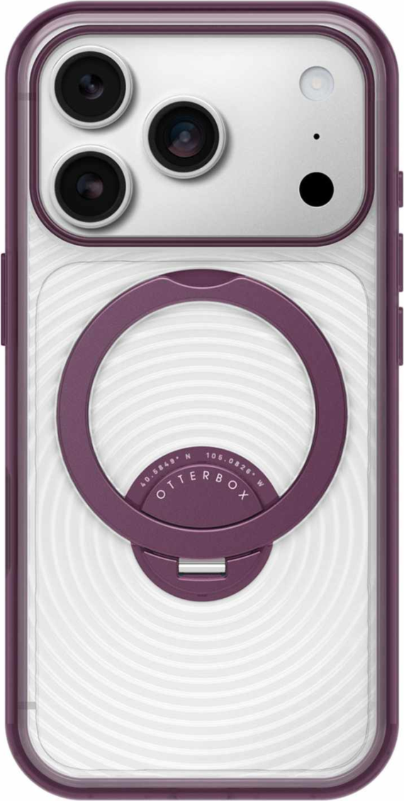 OtterBox - Symmetry Stand MagSafe Case Vinum Purple for iPhone 18 Pro/17 Pro