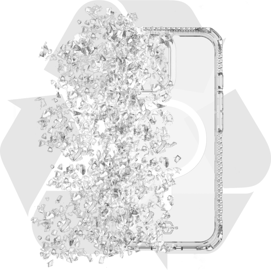 ITSKINS AP7NHMACRTRSP Étui Hybrid_R MagSafe Clear pour iPhone 17