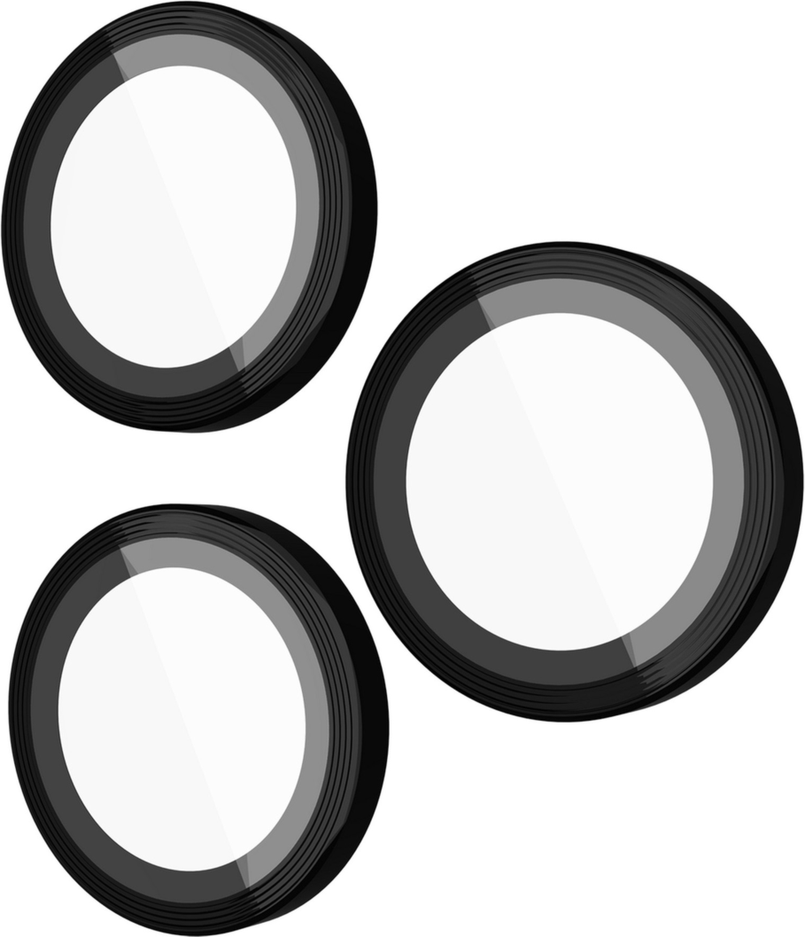 iPhone 15 Pro Max/15 Pro Case-Mate Aluminum Ring Glass Lens Protector - Black