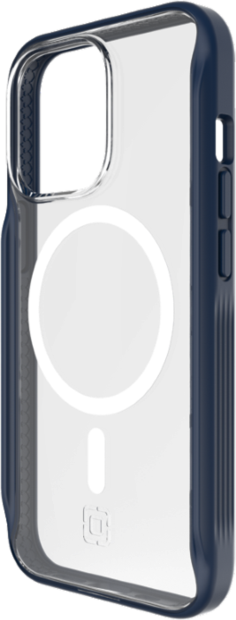 Incipio - AeroGrip MagSafe Case for iPhone 14 Pro Max - Midnight Navy/Clear