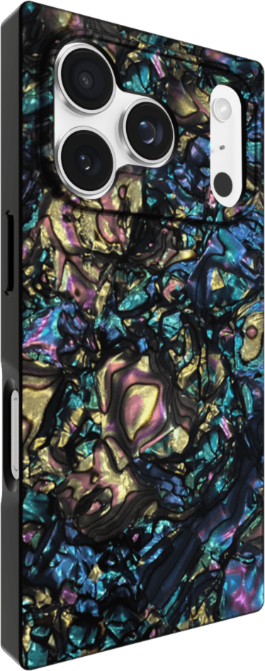 Flaunt - Square MagSafe Case for Apple iPhone 17 Pro - Abalone Shell